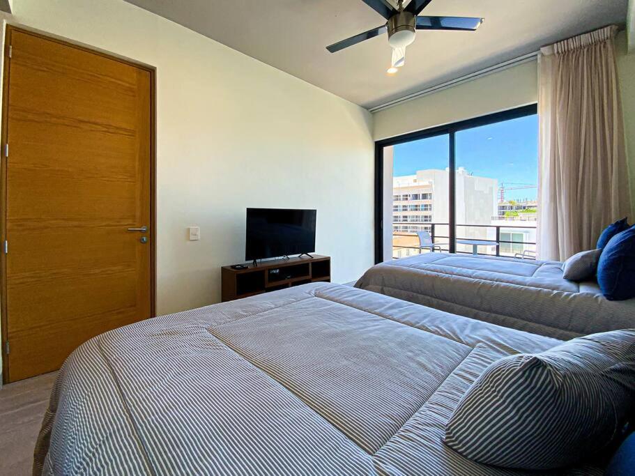 Apartamento Beautiful + Luxury + Ocean View + Pool Playa del Carmen Exterior foto