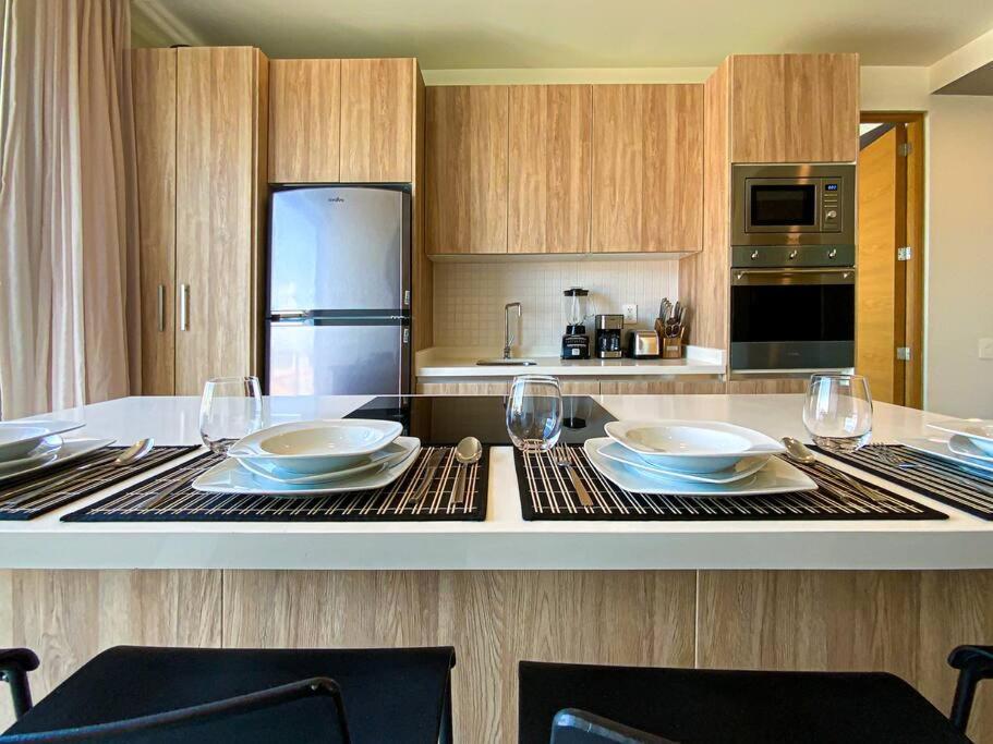 Apartamento Beautiful + Luxury + Ocean View + Pool Playa del Carmen Exterior foto