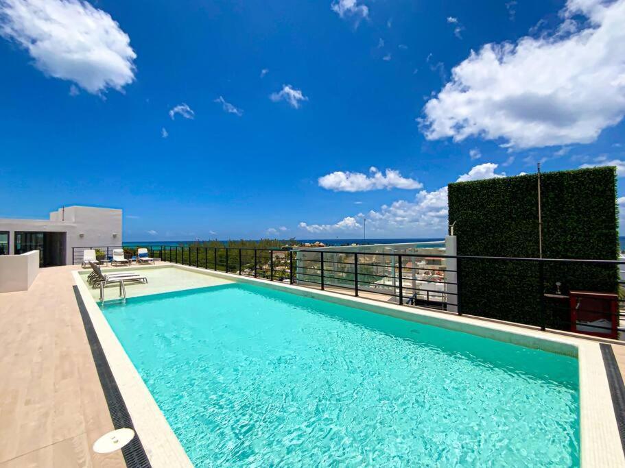 Apartamento Beautiful + Luxury + Ocean View + Pool Playa del Carmen Exterior foto