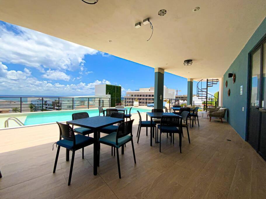Apartamento Beautiful + Luxury + Ocean View + Pool Playa del Carmen Exterior foto