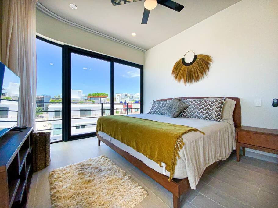 Apartamento Beautiful + Luxury + Ocean View + Pool Playa del Carmen Exterior foto
