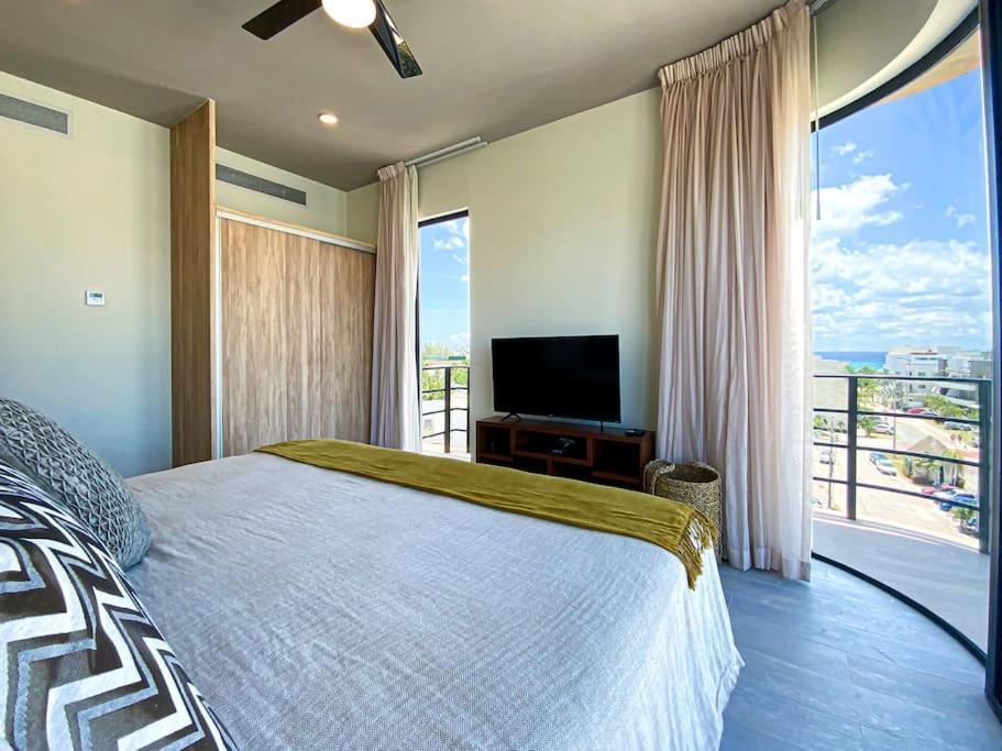 Apartamento Beautiful + Luxury + Ocean View + Pool Playa del Carmen Exterior foto